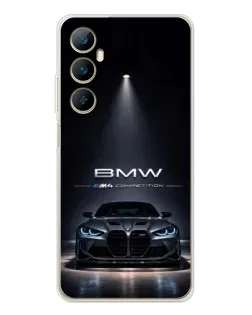 Чехол для Realme C75 с картинкой «BMW сквозь ночной город» Чехол для Realme C75 с картинкой «BMW сквозь ночной город»