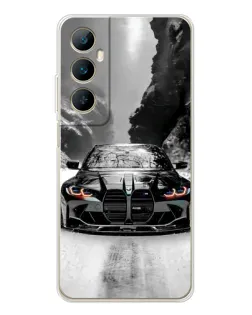 Чехол для Realme C75 с картинкой «BMW — акварельный дрифт» Чехол для Realme C75 с картинкой «BMW — акварельный дрифт»