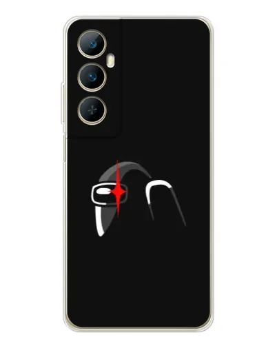 Чехол для Realme C75 с картинкой «Among Us шлем» Чехол для Realme C75 с картинкой «Among Us шлем»