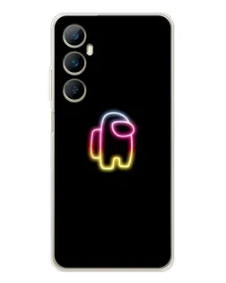 Чехол для Realme C75 с картинкой «Among Us градиент»