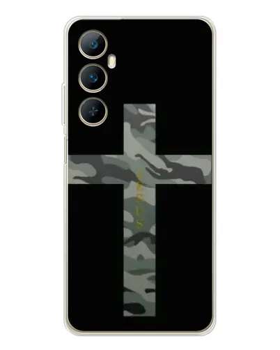 Чехол для Realme C75 с картинкой «Милитари Крест»