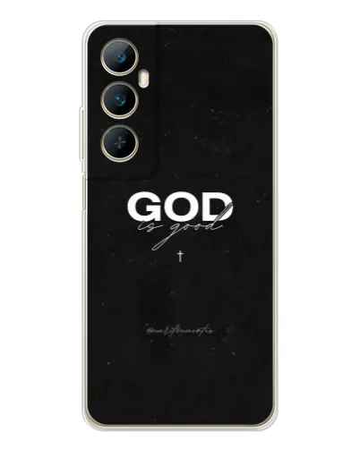 Чехол для Realme C75 с картинкой «GOD — Бог над всем»