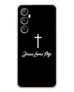 Чехол для Realme C75 с картинкой «Иисус любит тебя»