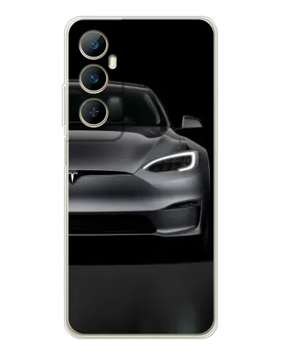 Чехол для Realme C75 с картинкой «Tesla Model S Look»