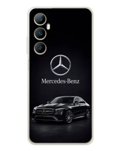 Чехол для Realme C75 с картинкой «Mercedes — решетка радиатора»