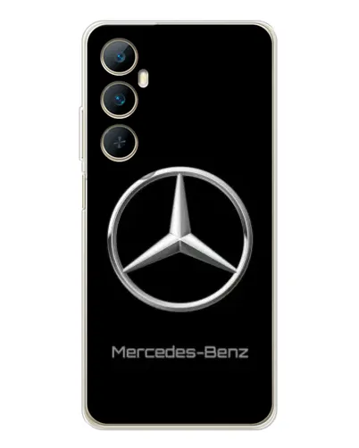 Чехол для Realme C75 с картинкой «Mercedes Silver Logo»