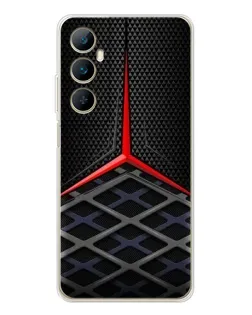 Чехол для Realme C75 с картинкой «Mercedes Carbon Grid»