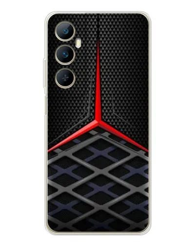 Чехол для Realme C75 с картинкой «Mercedes Carbon Grid»
