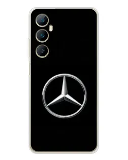 Чехол для Realme C75 с картинкой «Mercedes классический лого»