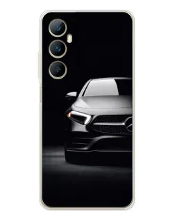 Чехол для Realme C75 с картинкой «Свет фар Mercedes»