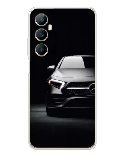 Чехол для Realme C75 с картинкой «Свет фар Mercedes»