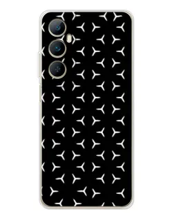 Чехол для Realme C75 с картинкой «Mercedes паттерн звезд»