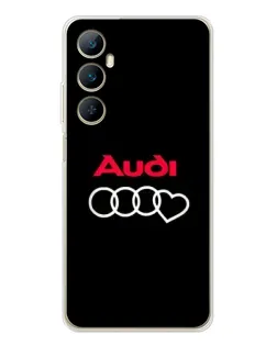 Чохол для Realme C75 з картинкою «Логотип Audi Heart»