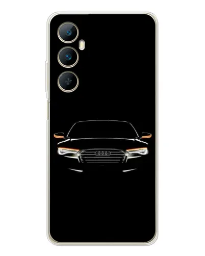 Чехол для Realme C75 с картинкой «Audi — ночной контур»