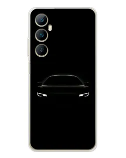 Чехол для Realme C75 с картинкой «Взгляд Audi в темноте»