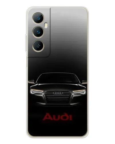 Чехол для Realme C75 с картинкой «Audi — градиентный контур»