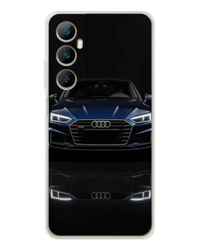Чехол для Realme C75 с картинкой «Audi — ночное отражение»