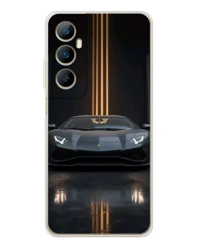 Чохол для Realme C75 з картинкою «Lamborghini золоті лінії» Чохол для Realme C75 з картинкою «Lamborghini золоті лінії»