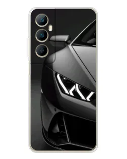 Чохол для Realme C75 з картинкою «Lamborghini фари деталізація»
