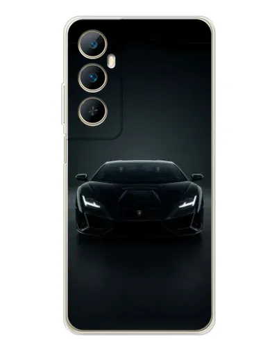 Чохол для Realme C75 з картинкою «Чорний Lamborghini Aventador» Чохол для Realme C75 з картинкою «Чорний Lamborghini Aventador»