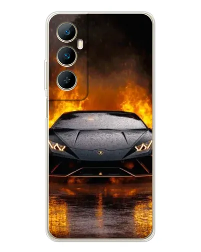 Чохол для Realme C75 з картинкою «Lamborghini у вогні» Чохол для Realme C75 з картинкою «Lamborghini у вогні»