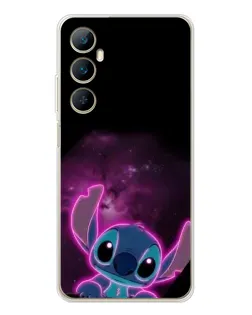 Чехол для Realme C75 с картинкой «Неоновый Stitch»