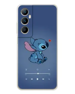 Чехол для Realme C75 с картинкой «Музыкальный Stitch»