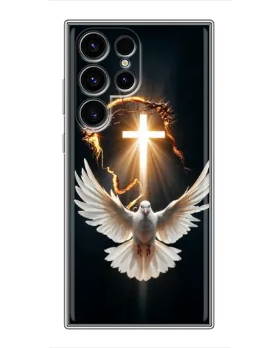 Чехол для RealMe C75x с картинкой «Голубь и Свет»