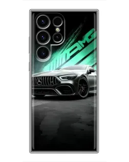 Чехол для RealMe C75x с картинкой «Темный Mercedes AMG»