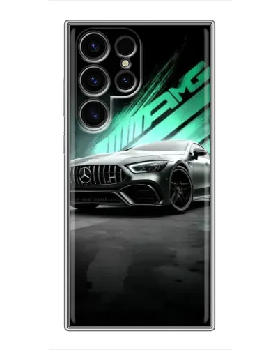Чехол для RealMe C75x с картинкой «Темный Mercedes AMG»