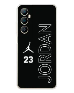 Чехол для Realme C76 с картинкой «Jordan Vertical»