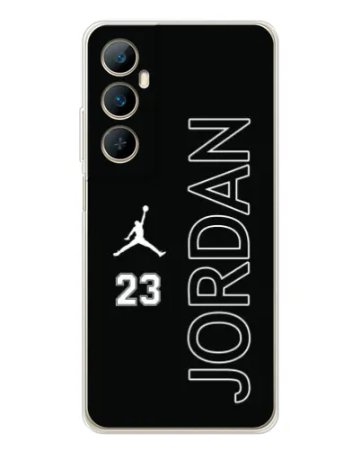 Чехол для Realme C76 с картинкой «Jordan Vertical»