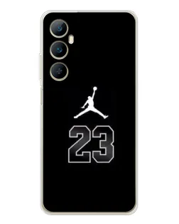 Чехол для Realme C76 с картинкой «Jordan Flight 23»