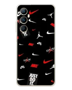 Чехол для Realme C76 с картинкой «Nike Mix Pattern»