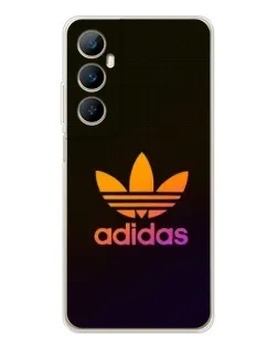 Чехол для Realme C76 с картинкой «Градиент Adidas»