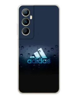 Чехол для Realme C76 с картинкой «Adidas Water Drops»