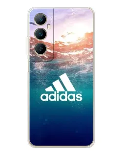 Чехол для Realme C76 с картинкой «Океанская глубина адидас»