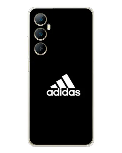 Чехол для Realme C76 с картинкой «Черная классика Adidas»