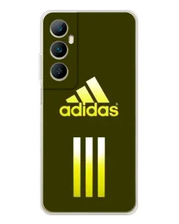 Чехол для Realme C76 с картинкой «Оливковый градиент Adidas»