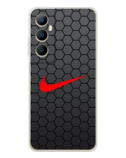 Чохол для Realme C76 з картинкою «Nike — карбонова сітка» Чохол для Realme C76 з картинкою «Nike — карбонова сітка»