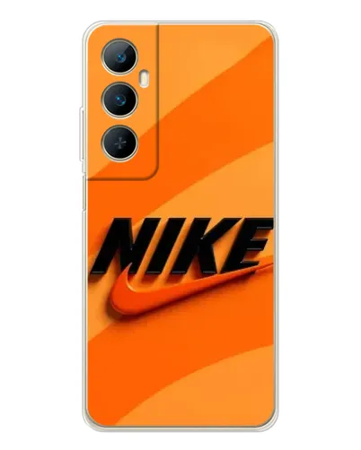 Чохол для Realme C76 з картинкою «Помаранчевий драйв Nike» Чохол для Realme C76 з картинкою «Помаранчевий драйв Nike»
