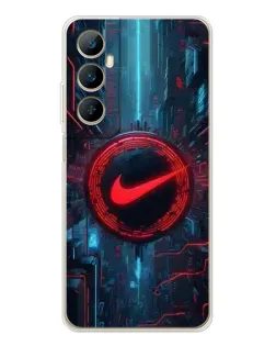 Чохол для Realme C76 з картинкою «Техногенний стиль Nike»