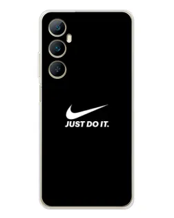 Чохол для Realme C76 з картинкою «Мінімалізм від Nike»