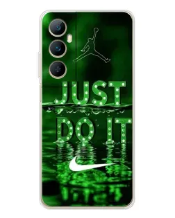 Чохол для Realme C76 з картинкою «Зелений неоновий Nike»