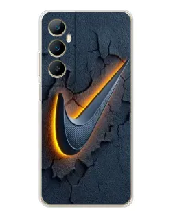 Чохол для Realme C76 з картинкою «Об'ємний логотип Найк»