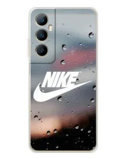 Чехол для Realme C76 с картинкой «Nike в стиле ретро»