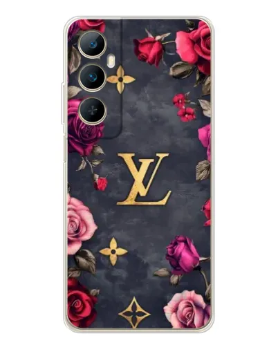 Чехол для Realme C76 с картинкой «Цветочный Louis Vuitton» Чехол для Realme C76 с картинкой «Цветочный Louis Vuitton»