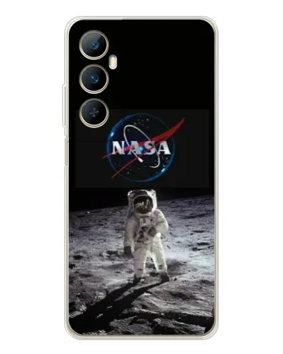 Чехол для Realme C76 с картинкой «Астронавт на Луне» Чехол для Realme C76 с картинкой «Астронавт на Луне»