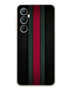 Чехол для Realme C76 с картинкой «Gucci — неоновая линия»