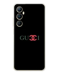 Чехол для Realme C76 с картинкой «Gucci — красный градиент»